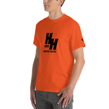 Load image into Gallery viewer, Men&#39;s Short-sleeve T-shirt, Classic Black Logo - Hustleholic Wear