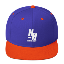 Load image into Gallery viewer, Hustleholic Snapback Hat, White Logo - Hustleholic Wear