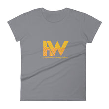 Load image into Gallery viewer, Women&#39;s Hustleholic Honey Wear short sleeve t-shirt (solo logo) - Hustleholic Wear