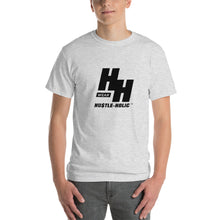 Load image into Gallery viewer, Men&#39;s Short-sleeve T-shirt, Classic Black Logo - Hustleholic Wear