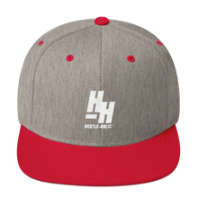 Load image into Gallery viewer, Hustleholic Snapback Hat, White Logo - Hustleholic Wear