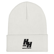 Load image into Gallery viewer, Cuffed Beanie Embroidered Black logo - Hustleholic Wear