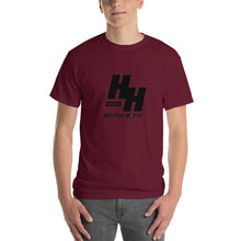 Load image into Gallery viewer, Men&#39;s Short-sleeve T-shirt, Classic Black Logo - Hustleholic Wear