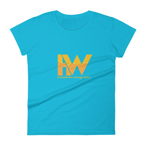 Women's Hustleholic Honey Wear short sleeve t-shirt (solo logo) - Hustleholic Wear