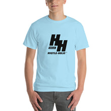 Load image into Gallery viewer, Men&#39;s Short-sleeve T-shirt, Classic Black Logo - Hustleholic Wear