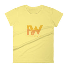 Load image into Gallery viewer, Women&#39;s Hustleholic Honey Wear short sleeve t-shirt (solo logo) - Hustleholic Wear