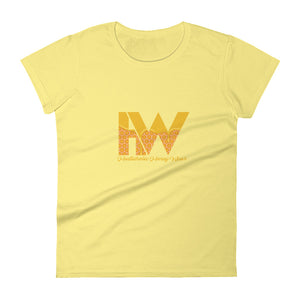 Women's Hustleholic Honey Wear short sleeve t-shirt (solo logo) - Hustleholic Wear