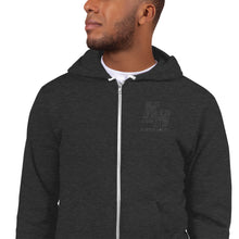 Load image into Gallery viewer, Hoodie zip up sweater classic black logo - Hustleholic Wear