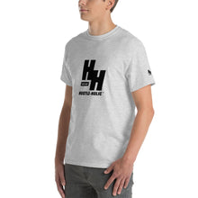 Load image into Gallery viewer, Men&#39;s Short-sleeve T-shirt, Classic Black Logo - Hustleholic Wear