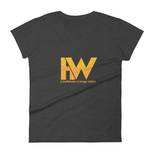 Women's Hustleholic Honey Wear short sleeve t-shirt (solo logo) - Hustleholic Wear