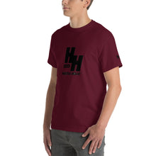 Load image into Gallery viewer, Men&#39;s Short-sleeve T-shirt, Classic Black Logo - Hustleholic Wear