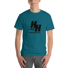 Load image into Gallery viewer, Men&#39;s Short-sleeve T-shirt, Classic Black Logo - Hustleholic Wear