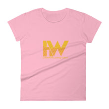 Load image into Gallery viewer, Women&#39;s Hustleholic Honey Wear short sleeve t-shirt (solo logo) - Hustleholic Wear