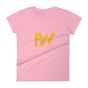 Women's Hustleholic Honey Wear short sleeve t-shirt (solo logo) - Hustleholic Wear