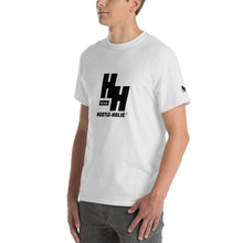 Load image into Gallery viewer, Men&#39;s Short-sleeve T-shirt, Classic Black Logo - Hustleholic Wear