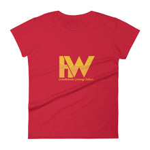 Load image into Gallery viewer, Women&#39;s Hustleholic Honey Wear short sleeve t-shirt (solo logo) - Hustleholic Wear