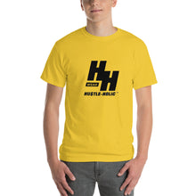 Load image into Gallery viewer, Men&#39;s Short-sleeve T-shirt, Classic Black Logo - Hustleholic Wear