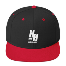 Load image into Gallery viewer, Hustleholic Snapback Hat, White Logo - Hustleholic Wear