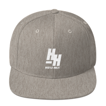 Load image into Gallery viewer, Hustleholic Snapback Hat, White Logo - Hustleholic Wear