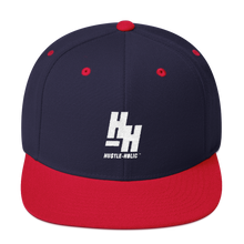 Load image into Gallery viewer, Hustleholic Snapback Hat, White Logo - Hustleholic Wear