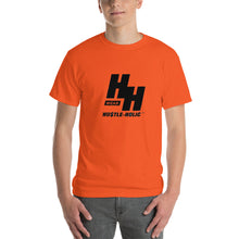 Load image into Gallery viewer, Men&#39;s Short-sleeve T-shirt, Classic Black Logo - Hustleholic Wear