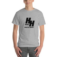 Load image into Gallery viewer, Men&#39;s Short-sleeve T-shirt, Classic Black Logo - Hustleholic Wear