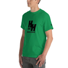 Load image into Gallery viewer, Men&#39;s Short-sleeve T-shirt, Classic Black Logo - Hustleholic Wear